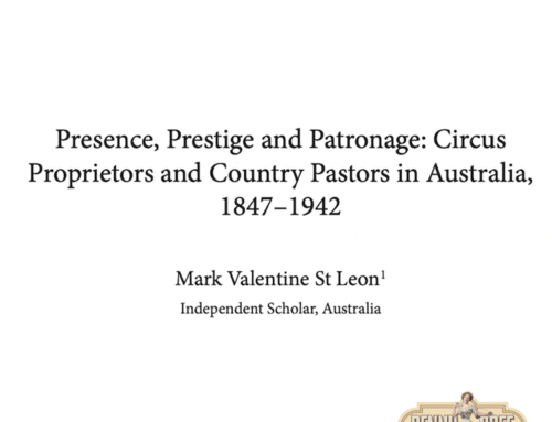 Presence, Prestige and Patronage: Circus Proprietors and Country Pastors in Australia, 1847–1942